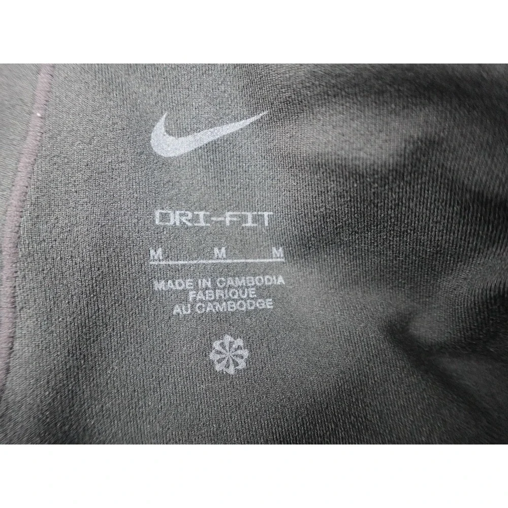 Nike Leggings Womens Medium Black Dri-FIT Crossover High Waist‎ DH1587-010